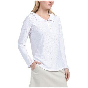 G LIFESTYLE Long Sleeve Ruffle Top